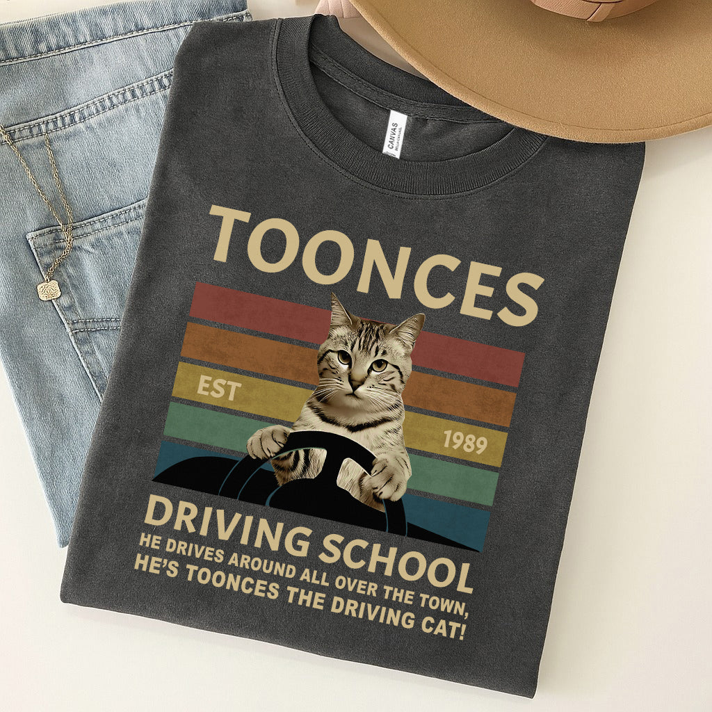 Toonces Driving School Est. 1989 Unisex Premium Bella Canvas 3001 T-Shirt