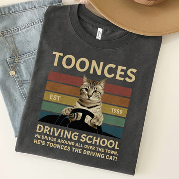 Toonces Driving School Est. 1989 Unisex Premium Bella Canvas 3001 T-Shirt