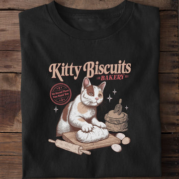 Kitty Biscuits Baking T-Shirt