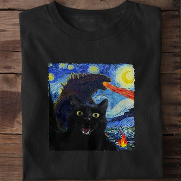 Funny Cat Art T-Shirt