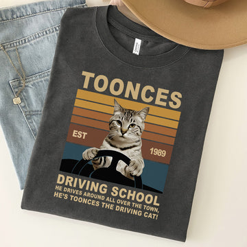 Toonces Driving School Est. 1989 Unisex Premium Bella Canvas 3001 T-Shirt