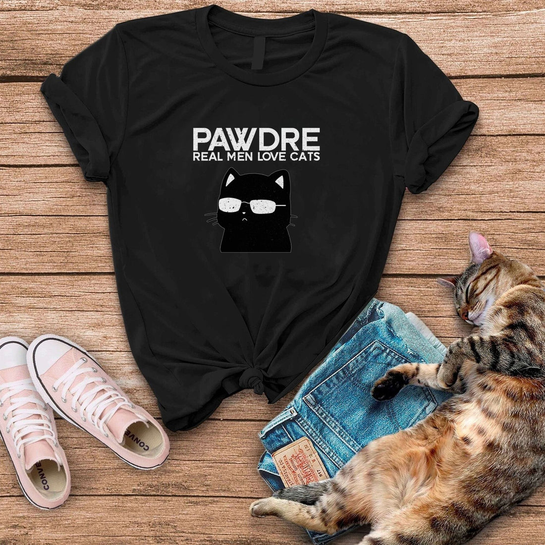 Pawdre Cat T-Shirt