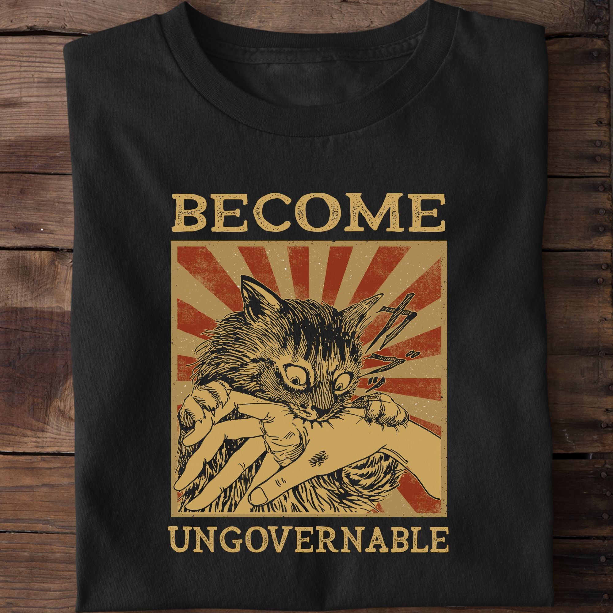 Become Ungovernable Funny Cat T-Shirt