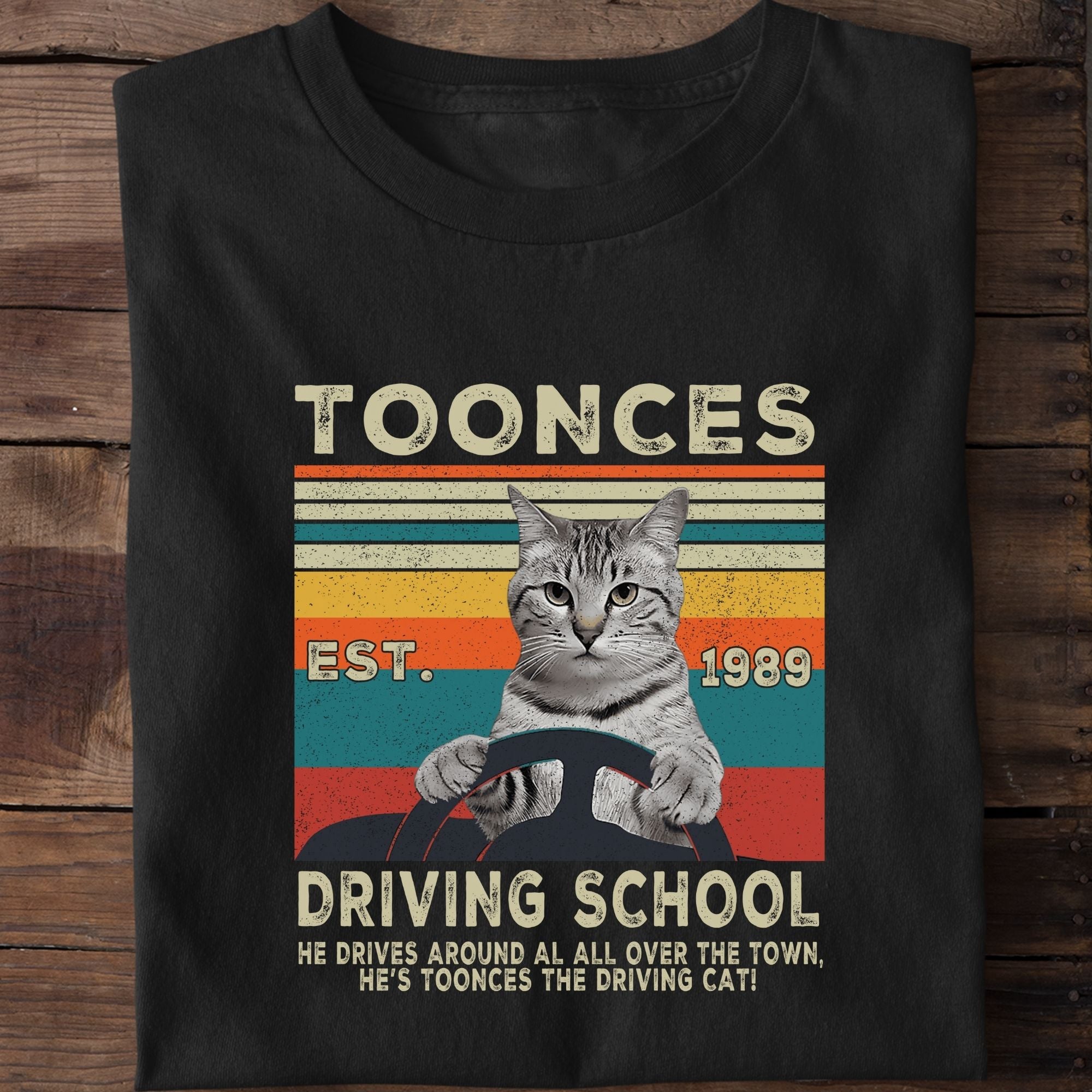 Toonces Driving School Est. 1989 T-Shirt