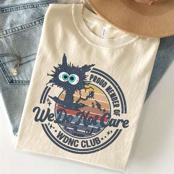 We Do Not Care Cat Unisex Premium Bella Canvas 3001 T-Shirt