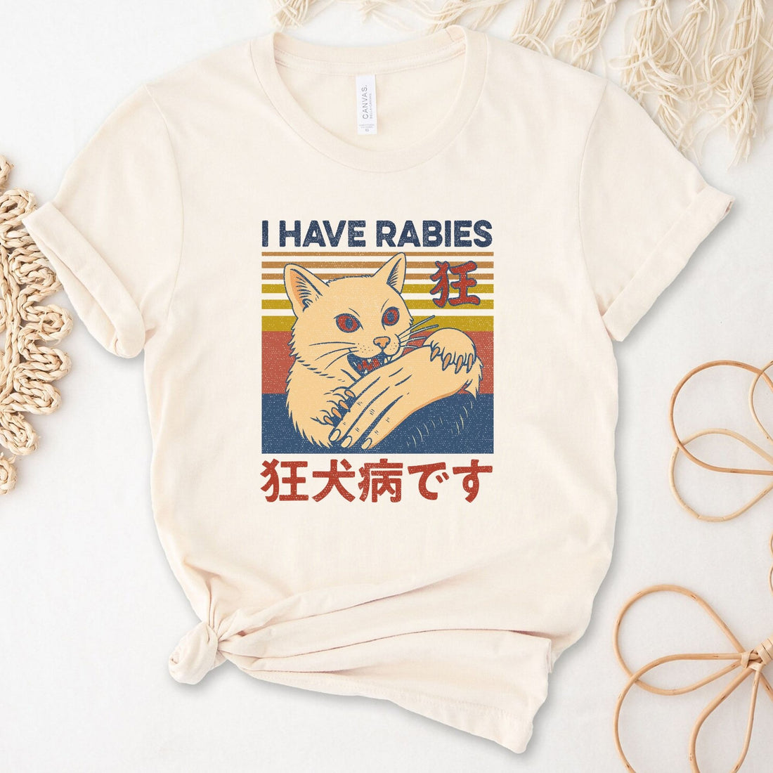 I Have Rabies Cat T-Shirt