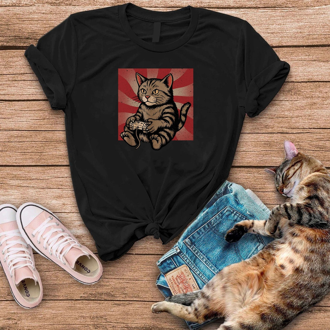 Gamer Cat  T-Shirt
