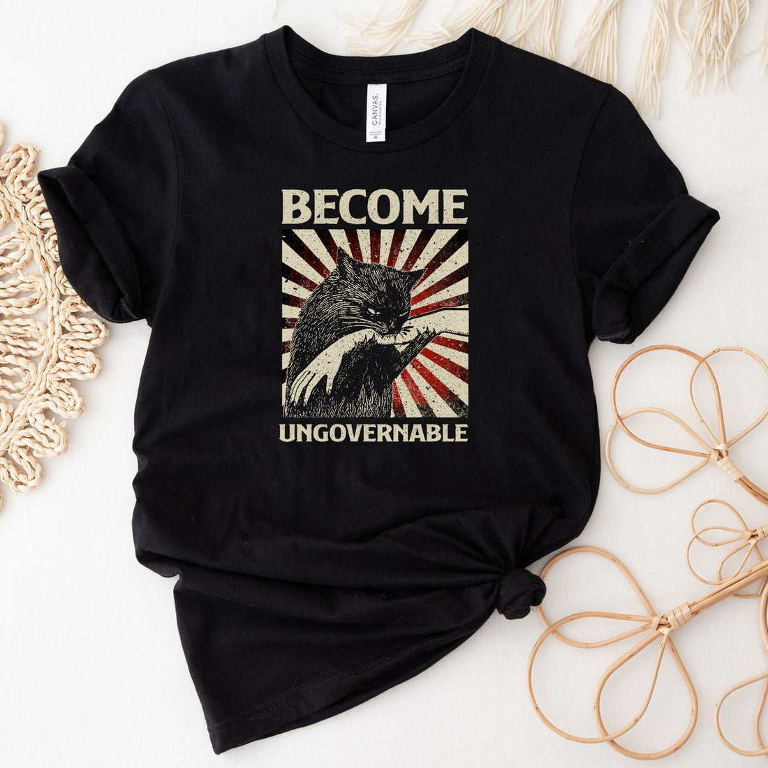 Become Ungovernable Funny Cat T-Shirt