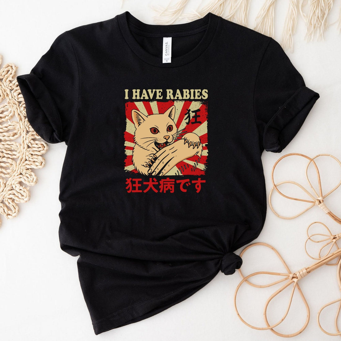 I Have Rabies Cat T-Shirt