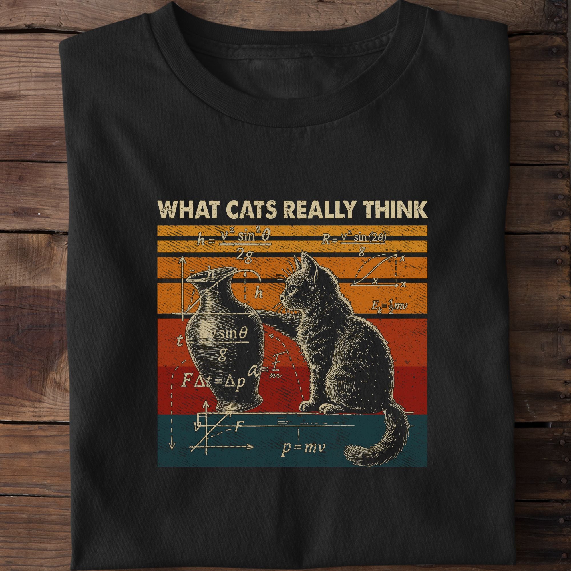 What Cats Really Think Funny Cat T-Shirt