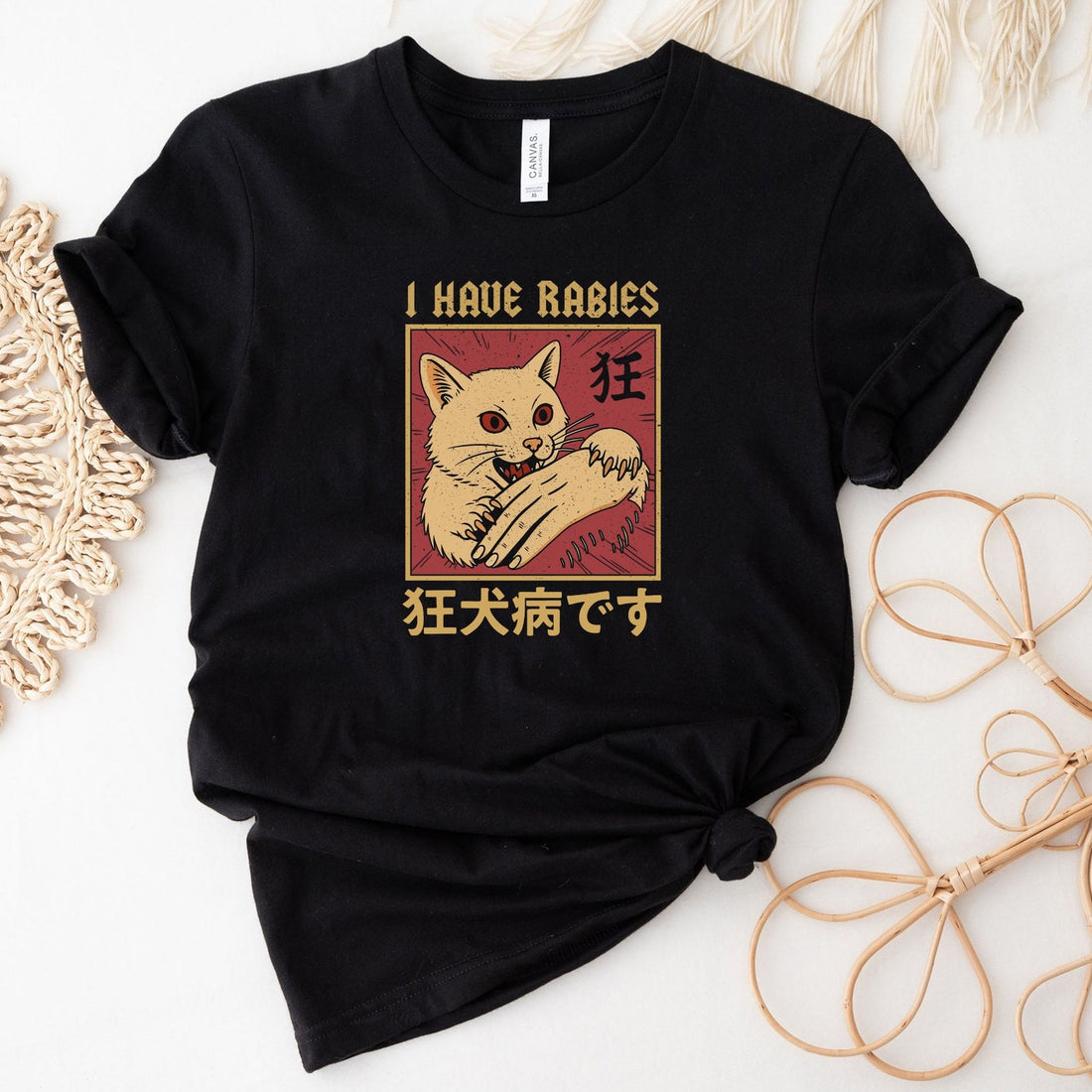 I Have Rabies Cat T-Shirt