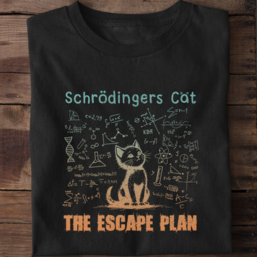 Schrödingers Cat Escape Plan T-Shirt