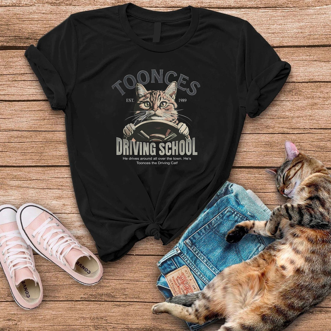 Toonces Driving School Est. 1989 T-Shirt