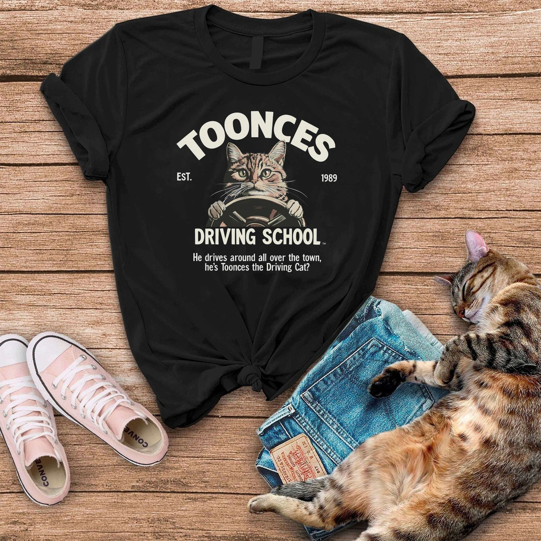 Toonces Driving School Est. 1989 T-Shirt