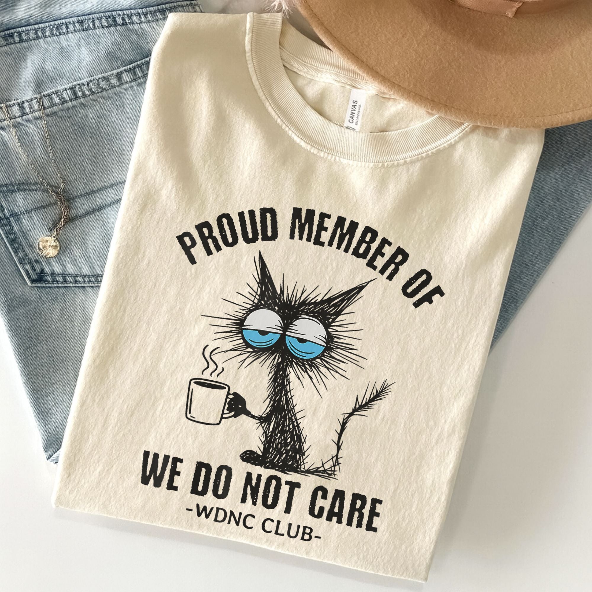 We Do Not Care Unisex Premium Bella Canvas 3001 T-Shirt
