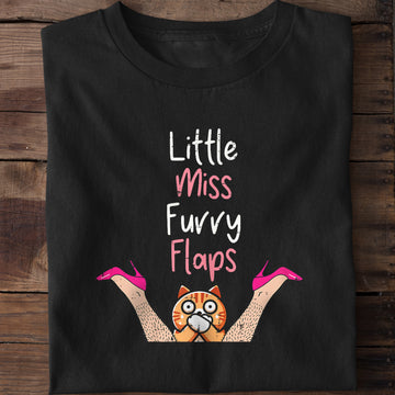 Inappropriate Little Ms Furry Cat T-Shirt