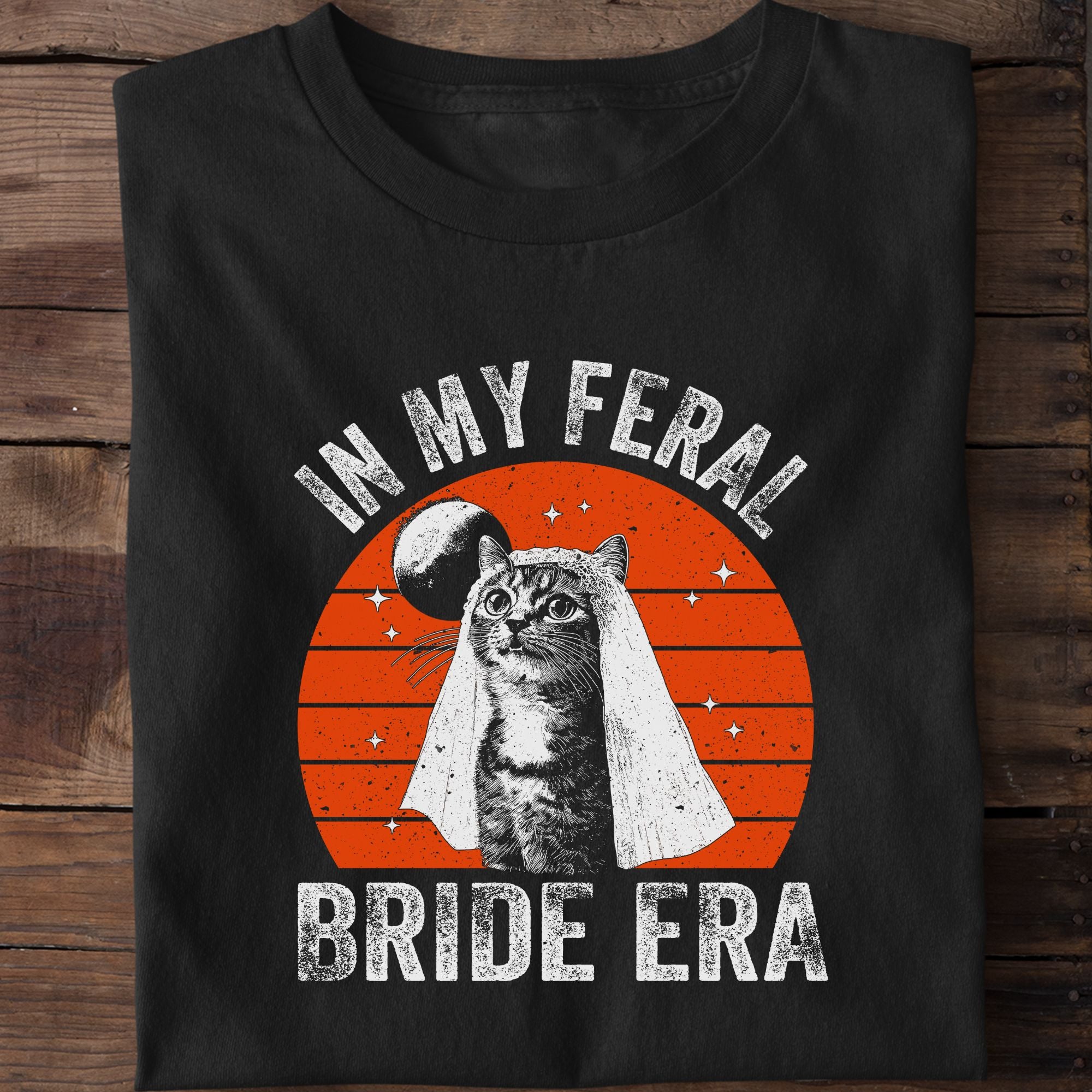 Funny In My Feral Bride Era Cat T-Shirt