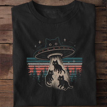 Cat UFO Cat Lover T-Shirt