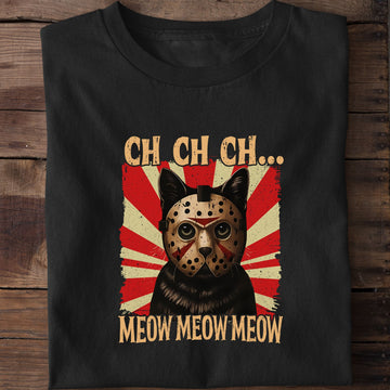 Ch Ch Ch Meow Meow Meow Cat Halloween T-Shirt