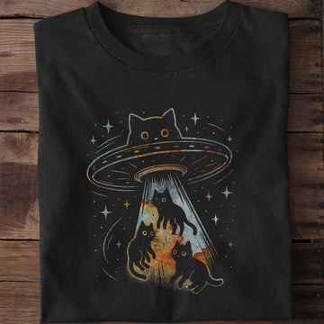 Cat UFO Cat Lover T-Shirt