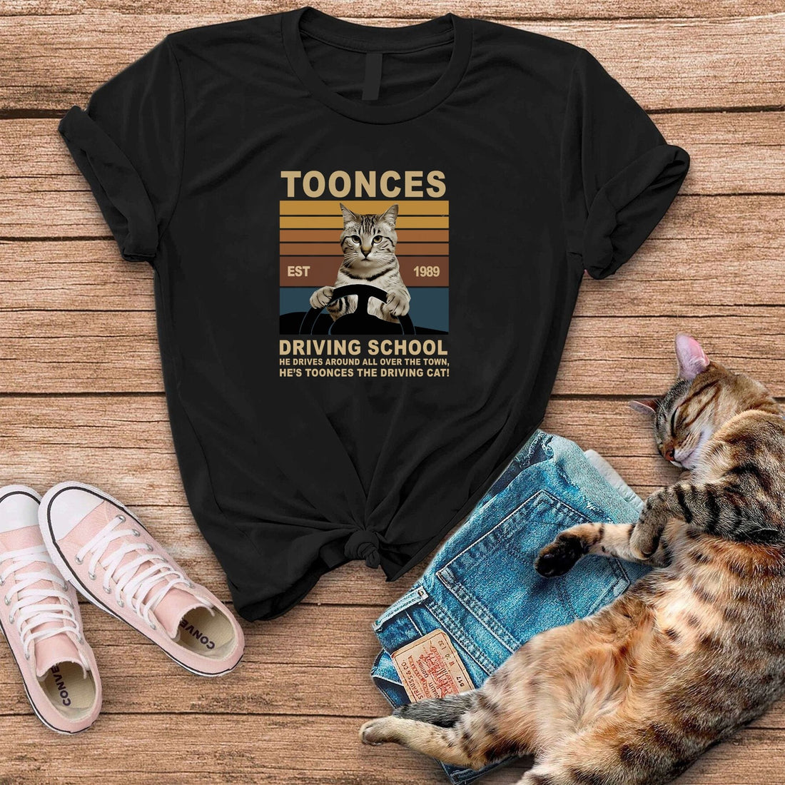 Toonces Driving School Est. 1989 T-Shirt