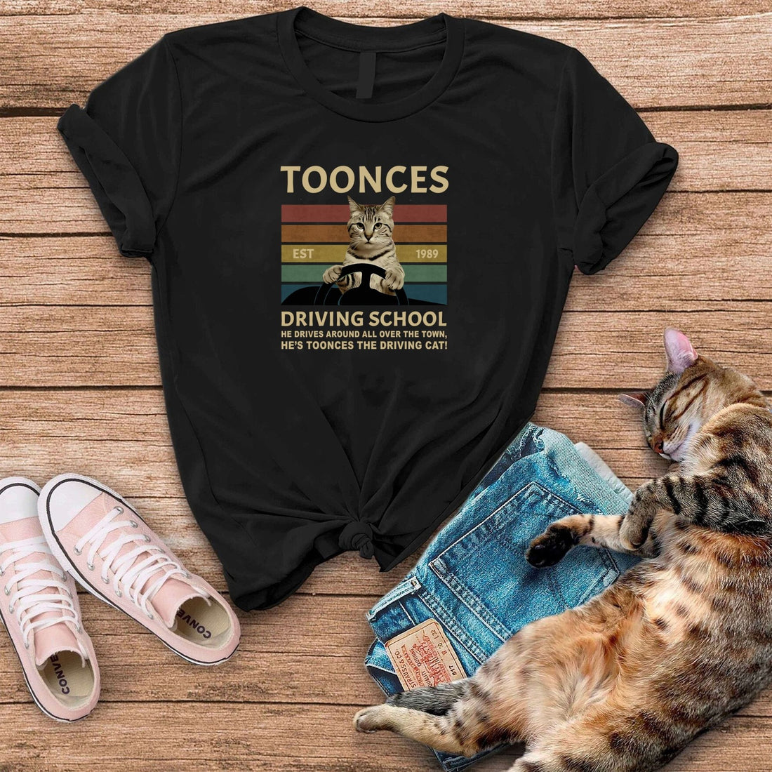 Toonces Driving School Est. 1989 T-Shirt