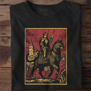 Vintage Cat Knight T-Shirt